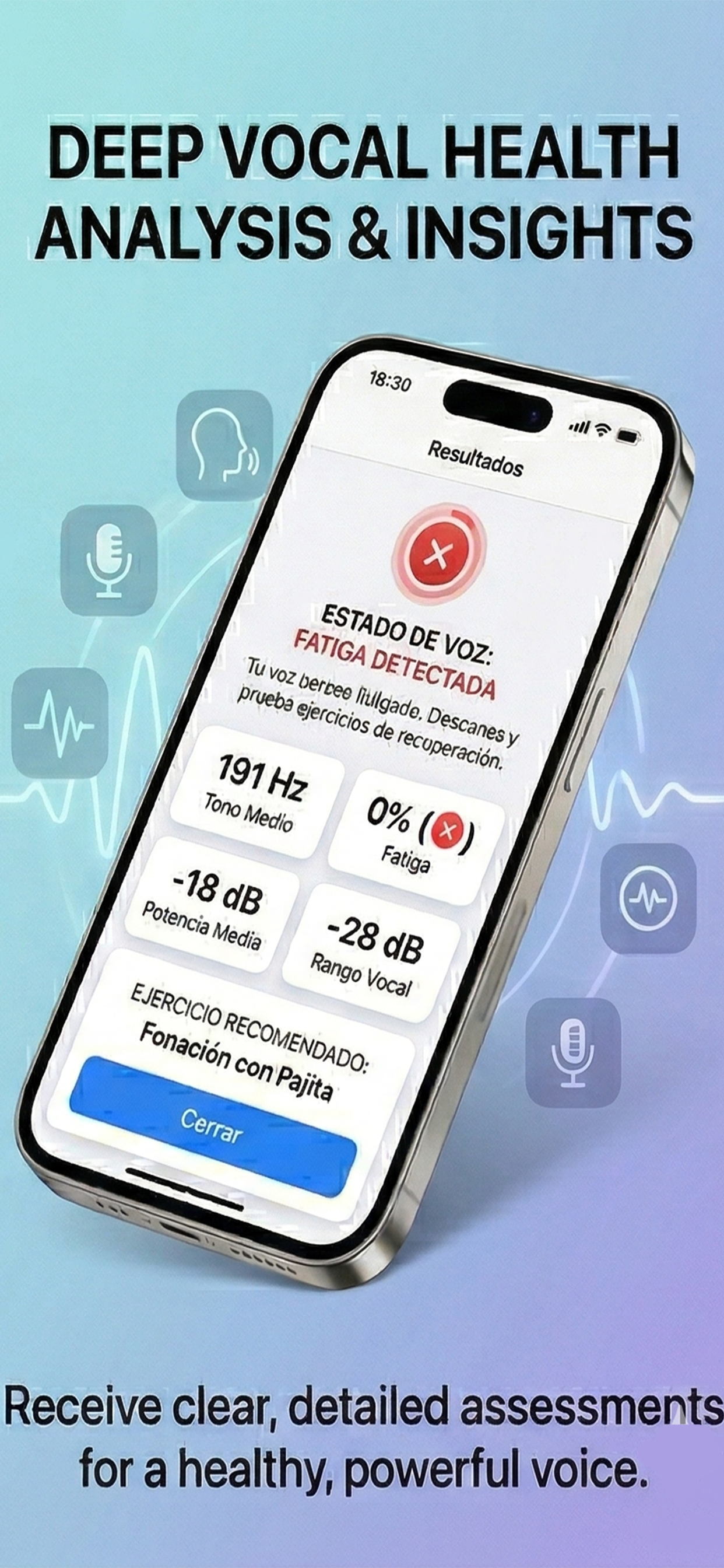 Deep vocal health analysis & insights